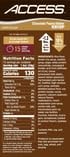 Access Exercise Bars - Chocolate Peanut Butter Krisp - 10 Bars