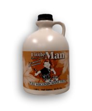 100 % Pure Wisconsin Maple Syrup Grade B/Grade A Dark Robust 1/2 Gallon (Half Gallon)