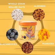 Modern Oats All Natural Oatmeal Cups Mango Blackberry 2.6 Ounce Cup (Pack of 12)