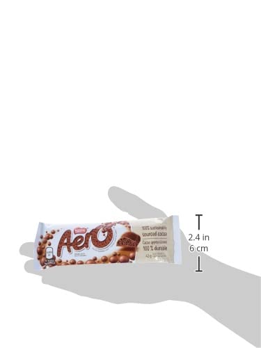Nestle Aero Chocolate Bars | 24 x 42gram bars | Imported from Canada (Milk Chocolate)