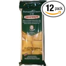 Del Verde Imported Number 83 Pappardelle Pasta 8 Ounce 12 Per Case. by Delverde