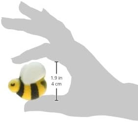 Lucks Dec-Ons Decorations Molded Sugar/Cup-Cake Topper Bumble Bees Assortment 1 Inch 176 Count