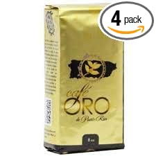 Cafe Oro de P.R. - Puerto Rican Ground Coffee by Cafe Oro Puerto Rico Inc - 2 lbs VALUE PACK - 8 ounce bag (Count of 4)