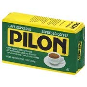 Café Pilon Decaffeinated Espresso Ground Coffee 10-Ounce (Pack of 4)