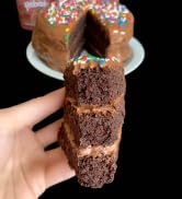 FitBake 2 Chocolate Cake Baking Mix and 2 Chocolate Frosting Bundle | 0g to 2g Net Carbs Per Serving | Keto Friendly Low Carb Food | Gluten Free Desserts | No Added Sugar