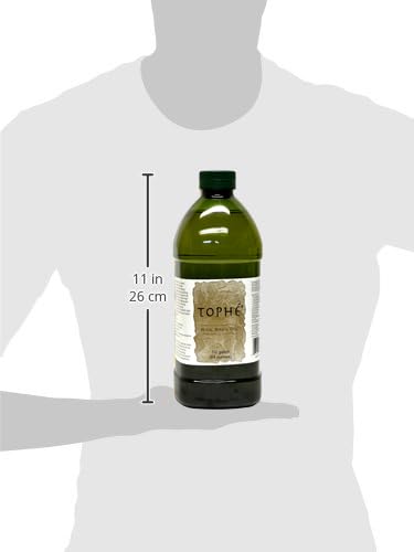 RICE BRAN OIL | All Natural Made from 100% Non-GMO Rice | Rich in Vitamin E and Gamma-Oryzanol | Unfiltered Non Winterized No Trans Fat and Heart Healthy | 1/2 Gallon By Tophe