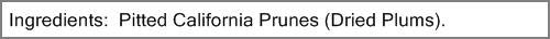 Sunsweet Naturals Organic D'Noir Dried Pitted Prunes 7-ounce Bags (Case of 12)