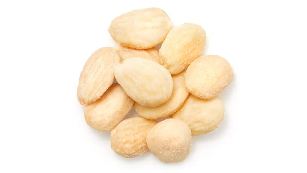 Yupik Roasted Sea Salted Marcona Almonds 2.2 lb (35.2 oz) Gluten-Free Vegan Kosher Whole Nuts Salted Skinless Blanched Seasoned Nuts with Sea Salt High in Fiber Savory Snacks