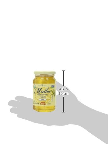 Rigoni di Asiago Mielbio Italian Raw Honey Acacia 10.58 Ounce (Pack of 1)