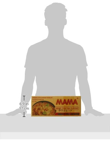Mama Instant Noodle Tom Yum Shrimp Spicy Flavor 3.17 Ounce (Pack of 20)