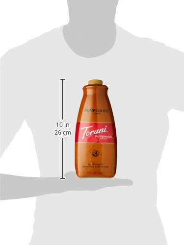 Torani Pumpkin Pie Puremade Sauce 64 oz Bottle 1 Count