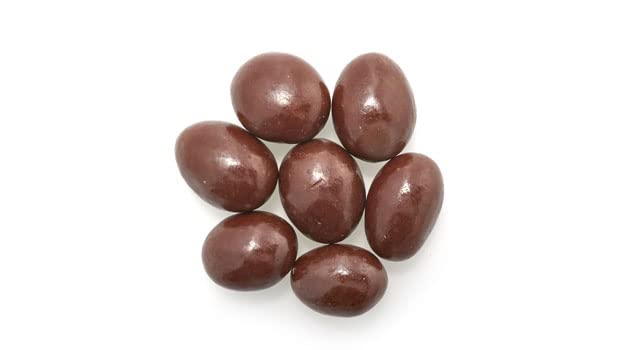 Yupik 45% Dark Chocolate &amp Coconut Coated Almonds 2.2 lb (35.2 oz) Gluten-Free Kosher Whole Roasted Nuts Crunchy Almonds Dipped in Chocolate and Coconut Coating Chocolate Candy Sweet Snacks
