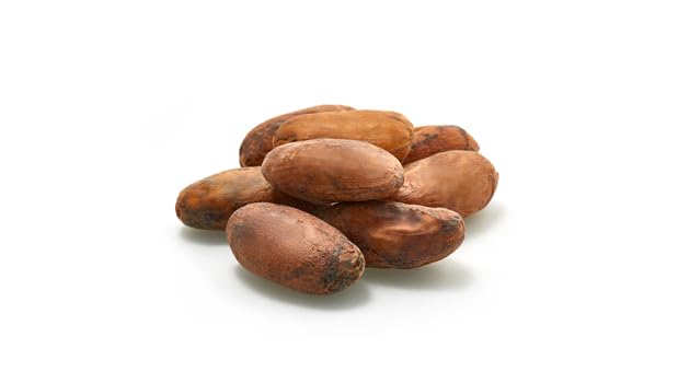 Yupik Organic Raw Cacao Beans 2.2 lb (35.2 oz) Pack of 6 Vegan GMO-Free Kosher Gluten-Free Dried Beans Fermented Unroasted No Sugar Added Perfect to Make Chocolate Source of Fiber &amp Ir
