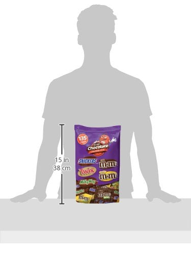 MARS Chocolate Favorites Halloween Candy Bars Variety Mix 69.2-Ounce 135-Piece Bag