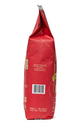 Grande Italia Whole Bean Espresso Miscela Originale Small Batch Artisan Roasted 2lb