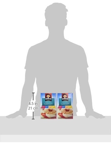 Quaker Instant Oatmeal Fruit &amp Cream Variety Pack 8-Count Boxes (Pack of 4)