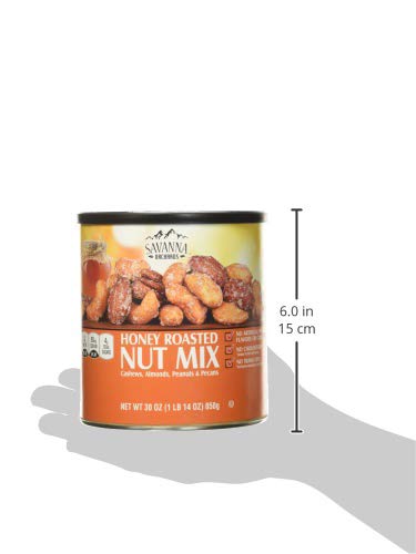Savanna Orchards Gourmet Honey Roasted Nut Mix 30 Ounce (Pack of 2)