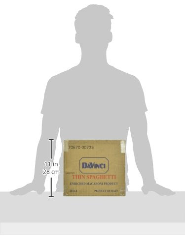 DaVinci Signature Thin Spaghetti 16 Ounce Resealable Bags (Pack of 20)