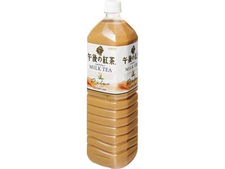 Kirin Afternoon Tea Relax Milk Tea 50.7 fl.oz. (1.5L) (Pack of 4) PET bottle - MADE IN JAPAN