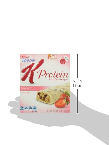Special K Protein Meal Bars 12g of Protein Good Source of Fiber Strawberry (6 Boxes 36 Bars) (Pack of 2)