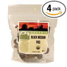 Woodstock Figs Organic Black Mission 10-Ounce (Pack of 4)