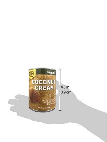 Organic Coconut Cream – NO GUAR GUM Unsweetened 20–22% Fat 13.5 oz (12-Pack) | Nature’s Greatest Foods