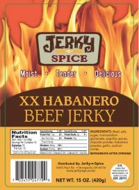Gold Rush Premium Jerky 15 Oz. (Double Habanero Chipotle)