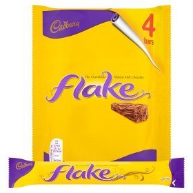 Cadbury Flake 4 bars of 20g each ( 80g ) - Pack of 20