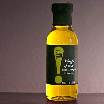 OMG! Gourmet Meyer Lemon Extra Virgin Olive Oil | As found in Pike Place Market (Delicious Perfect for breads veggies salads and marinades) 177ml/6oz