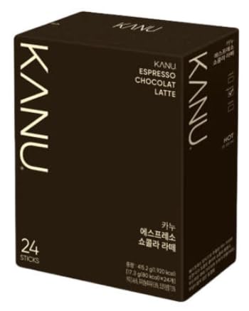 Kanu Maxim Latte Instant Coffee (17.3g x 24t Chocolat)