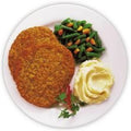 4-1 Breaded Chuckwagon Beef Patty Fritter 40 Pieces of 4 Ounce 10 Pound -- 1 each.