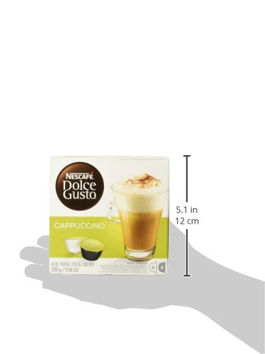 NESCAFÃƒâ€° Dolce Gusto Coffee Capsules Cappuccino 16 Count (Pack of 3)