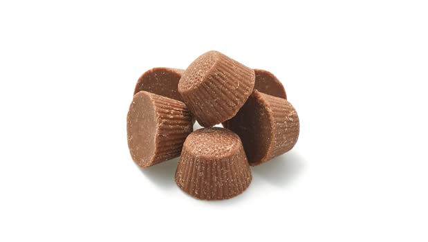 Yupik Mini Peanut Butter Cups 2.2 lb (35.2 oz) Kosher Milk Chocolate Goblets Peanut Butter Filling Smooth &amp Creamy Delicious Snacks Ideal for Baking Topping &amp Gifting