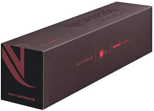 Nespresso VertuoLine kxVbP Half Caffeinato 10-Count Coffee Capsules (2-Pack) Bundle (2 Items)