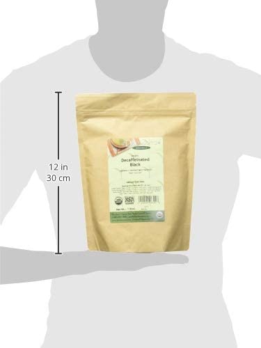 Davidson's Organics Decaffeinated Black Loose Leaf Tea 16-Ounce Bag