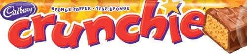 Cadbury Crunchie 24 bars milk chocolate bar with a honeycombed sugar centre over 2 pounds from Canada