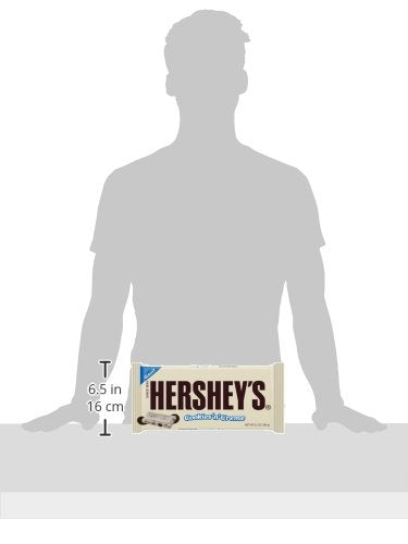 HERSHEY'S Holiday Cookies 'N' Crème Candy Bars 6.5 Ounce (Pack of 12)