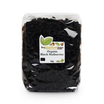Buy Whole Foods Organic Black Mulberries (1kg)