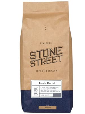 Stone Street Gourmet Coffee Dark Roast Ground 2 LB Bag Bold 100% Arabica Blend …