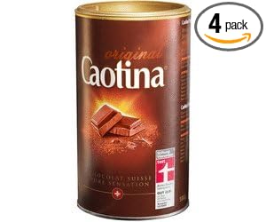 Caotina Classic Original Switzerland 4 Packages Total 2 Kilograms Chocolate Suisse Pure Sensation