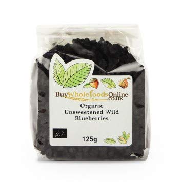 Buy Whole Foods Organic Blueberries Unsweetened (Bilberries) (125g)