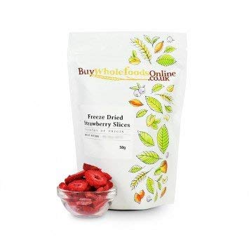 Buy Whole Foods Freeze Dried Strawberry Slices (50g)