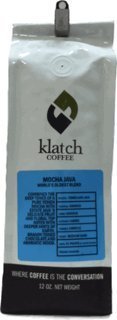 Klatch Coffee Organic Decaf Espresso Medium-Dark Roast 11 Ounces Whole Bean
