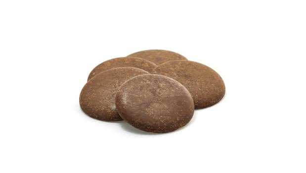 Yupik Organic Cocoa Liquor Wafers 100% Cocoa 2.2 lb (35.2 oz) Gluten-Free GMO-Free Kosher Vegan Dairy-Free No Sugar Added Made with Pure Cacao Melts Smoothly For Baking Molding &amp Coati