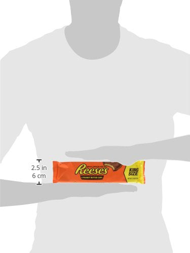 Reese's Peanut Butter Cup King Size 2.8 oz 24/Box (Pack of 4)