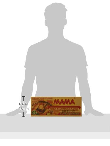 Mama Instant Noodle Creamy Tom Yum Spicy Flavor 3.17 Ounce (Pack of 20)