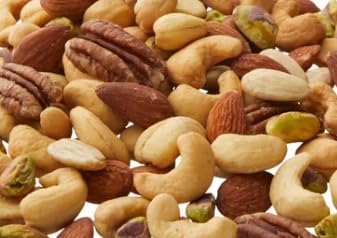 Kirkland Signature Mixed Nuts Unsalted Extra Fancy 40 oz - 2.5lb Item 1652577 Bundle with MORALZA Silicone Cup 200ml - 2 Items