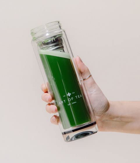 Art of Tea | Matcha Powder | Organic Japanese Ceremonial Matchasticks | 12 Count Single Serve Packets | Matcha Shaker Bottle Included