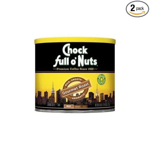 Chock Full o' Nuts Gourmet Roast Coffee 26 Ounce (Pack of 2)