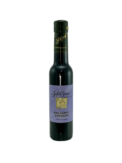 Salute Santé! Premium Balsamic Vinegar 200 ml — Vegetable Oil Cooking Oil Grapeseed Based — Rich Sweet-Tart Flavor for Salad Dressing Glazes &amp Marinades Gourmet Kitchen Essential for Everyday C